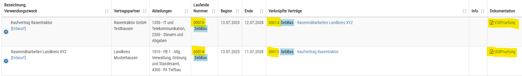 base data table